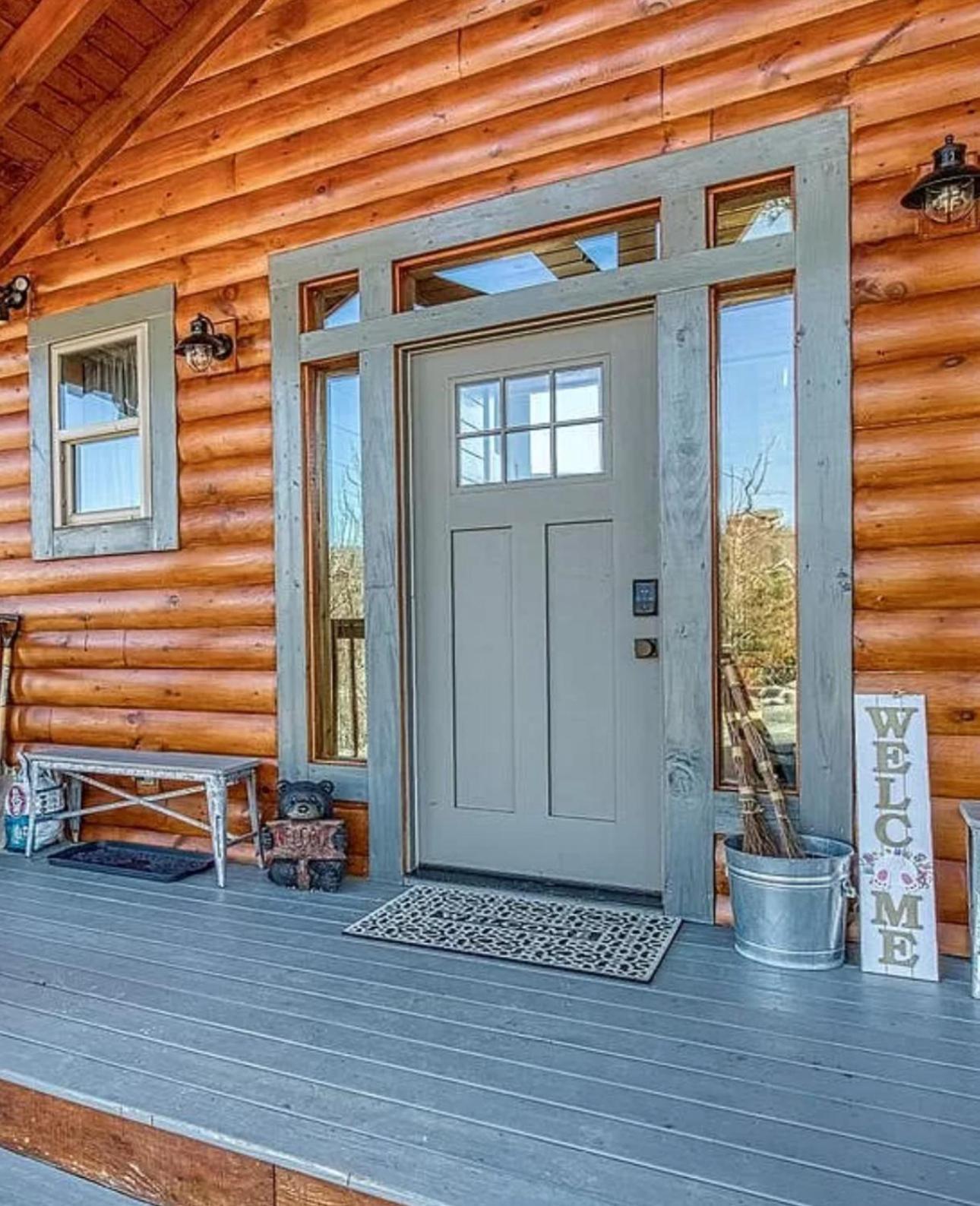 Hawk'S View Log Cabin -Mountains In Gatlinburg. Villa Exterior photo