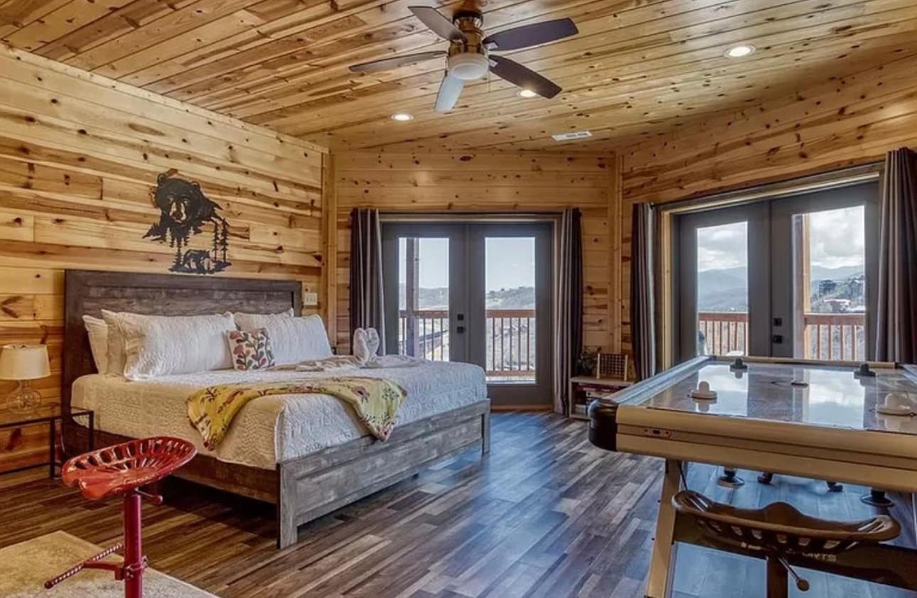 Hawk'S View Log Cabin -Mountains In Gatlinburg. Villa Exterior photo